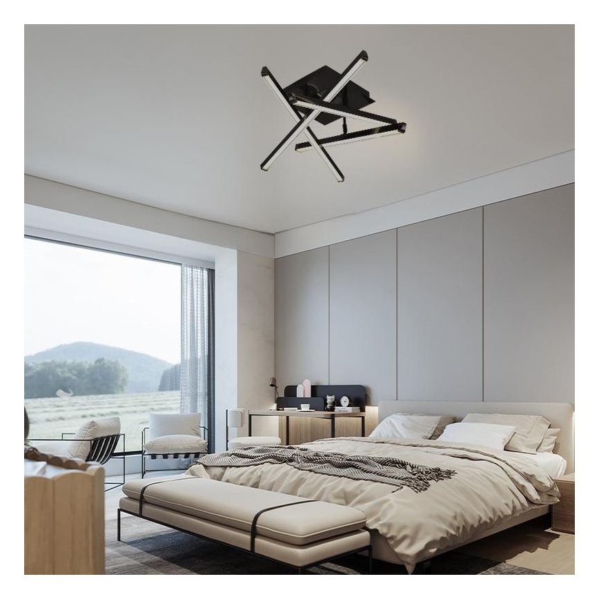 LED Ściemnialny żyrandol natynkowy LED/60W/230V 3000-6500K + pilot zdalnego sterowania