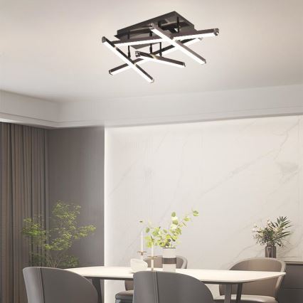 LED Ściemnialny żyrandol natynkowy LED/60W/230V 3000-6500K + pilot zdalnego sterowania