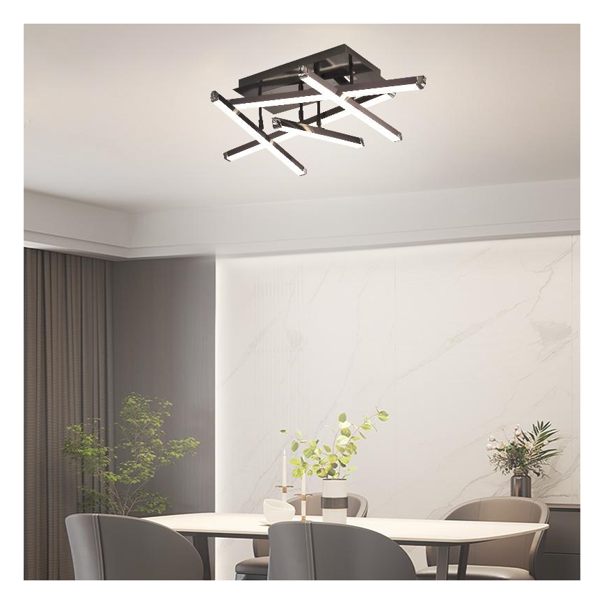 LED Ściemnialny żyrandol natynkowy LED/60W/230V 3000-6500K + pilot zdalnego sterowania