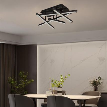 LED Ściemnialny żyrandol natynkowy LED/60W/230V 3000-6500K + pilot zdalnego sterowania