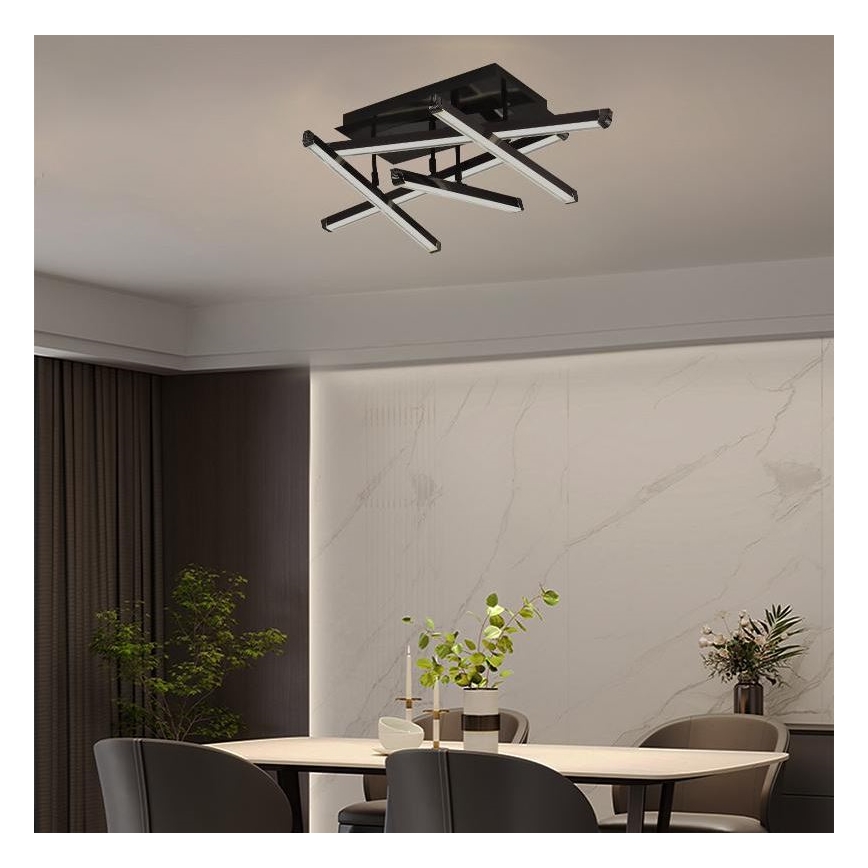 LED Ściemnialny żyrandol natynkowy LED/60W/230V 3000-6500K + pilot zdalnego sterowania