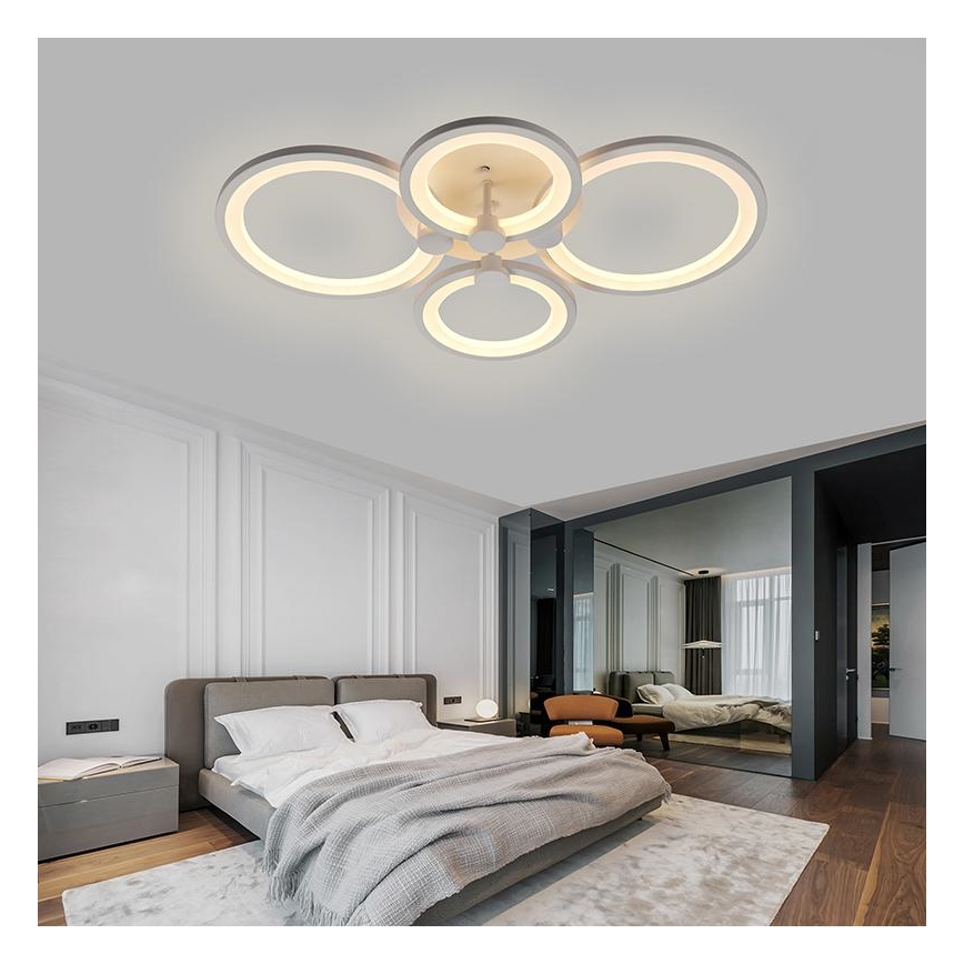 LED Ściemnialny żyrandol natynkowy LED/65W/230V 3000-6500K + pilot