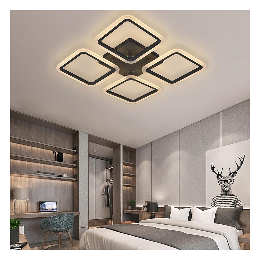 LED Ściemnialny żyrandol natynkowy LED/70W/230V 3000-6500K + pilot
