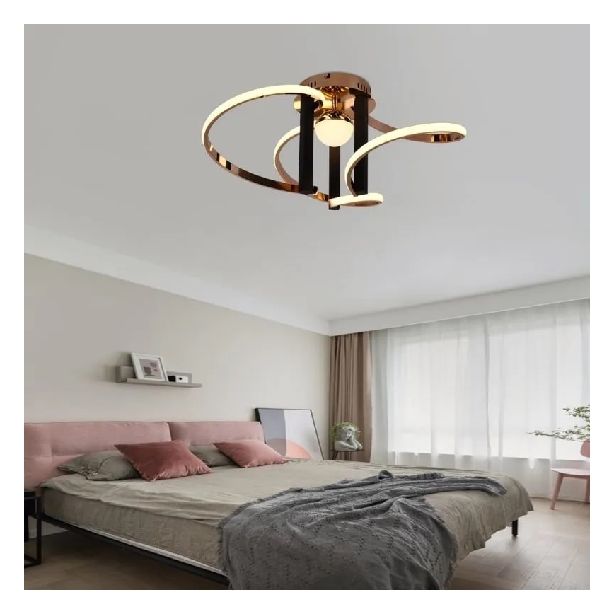 LED Ściemnialny żyrandol natynkowy LED/70W/230V 3000-6500K + pilot zdalnego sterowania