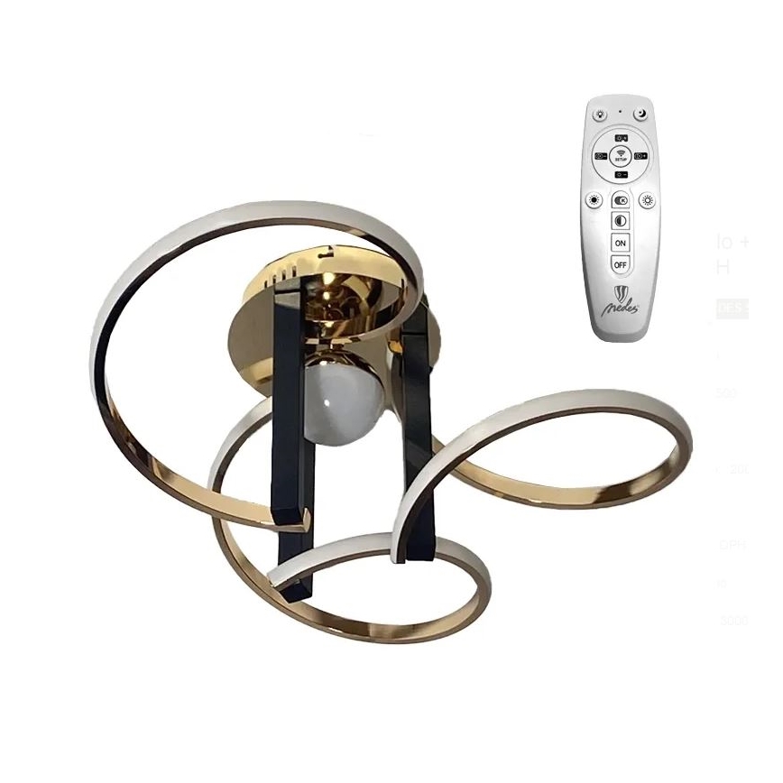 LED Ściemnialny żyrandol natynkowy LED/70W/230V 3000-6500K + pilot zdalnego sterowania