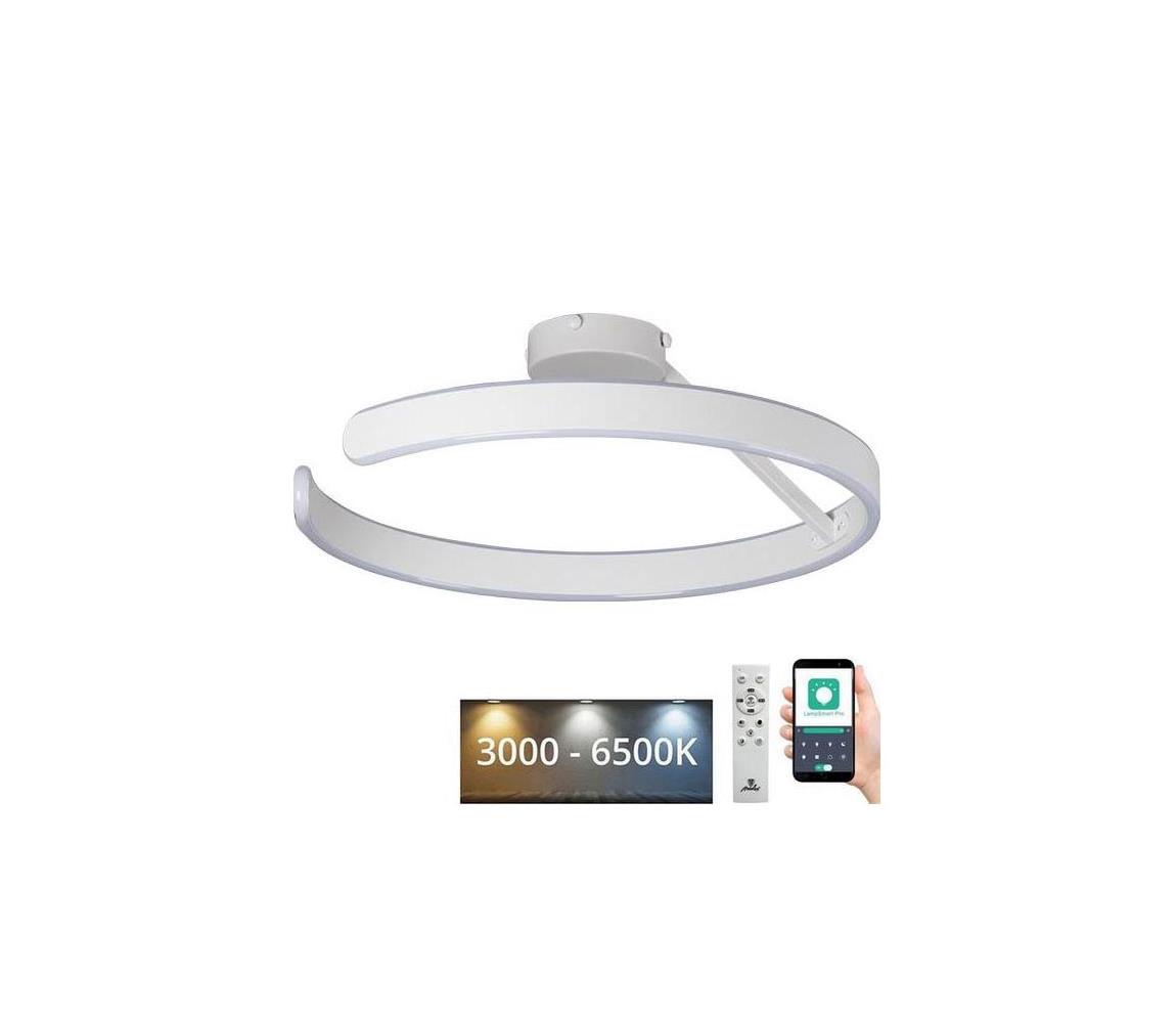 LED Ściemnialny żyrandol natynkowy LED/72W/230V 3000-6500K biały + zdalne sterowanie