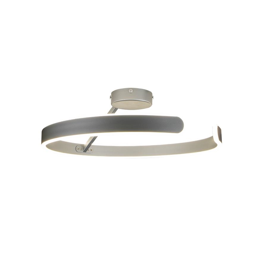 LED Ściemnialny żyrandol natynkowy LED/72W/230V 3000-6500K matowy chrom + zdalne sterowanie