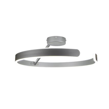 LED Ściemnialny żyrandol natynkowy LED/72W/230V 3000-6500K matowy chrom + zdalne sterowanie
