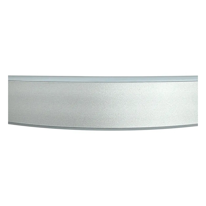 LED Ściemnialny żyrandol natynkowy LED/72W/230V 3000-6500K matowy chrom + zdalne sterowanie
