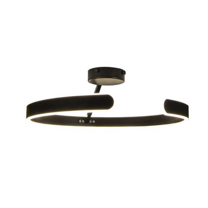 LED Ściemnialny żyrandol natynkowy LED/72W/230V 3000-6500K czarny + zdalne sterowanie