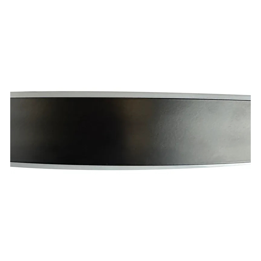 LED Ściemnialny żyrandol natynkowy LED/72W/230V 3000-6500K czarny + zdalne sterowanie