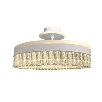 LED Ściemnialna kryształ Żyrandol natynkowy LED/75W/230V 3000-6500K biały + pilot zdalnego sterowania
