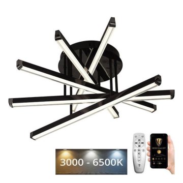 LED Ściemnialny żyrandol natynkowy LED/75W/230V 3000-6500K + pilot zdalnego sterowania
