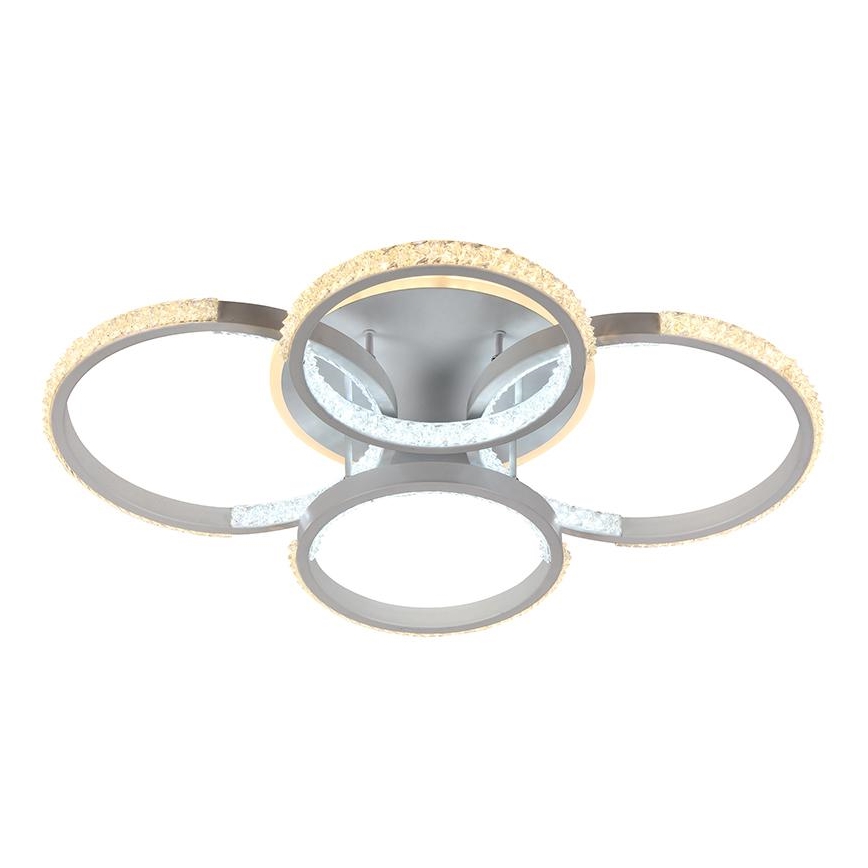 LED Stmívatelný přisazený lustr LED/80W/230V 3000-6500K + dálkový ovladač