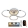 LED Ściemnialny żyrandol natynkowy LED/80W/230V 3000-6500K + pilot