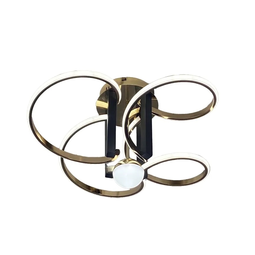 LED Ściemnialny żyrandol natynkowy LED/80W/230V 3000-6500K + pilot zdalnego sterowania