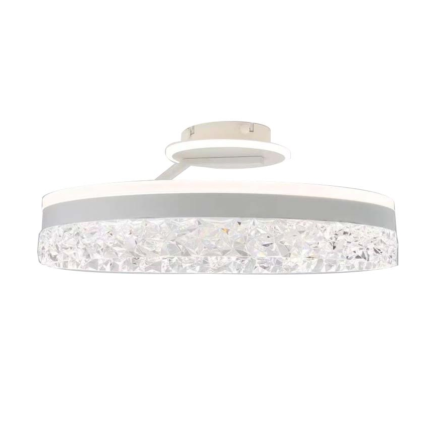 LED Ściemnialny żyrandol natynkowy LED/86W/230V 3000-6500K biały + pilot zdalnego sterowania