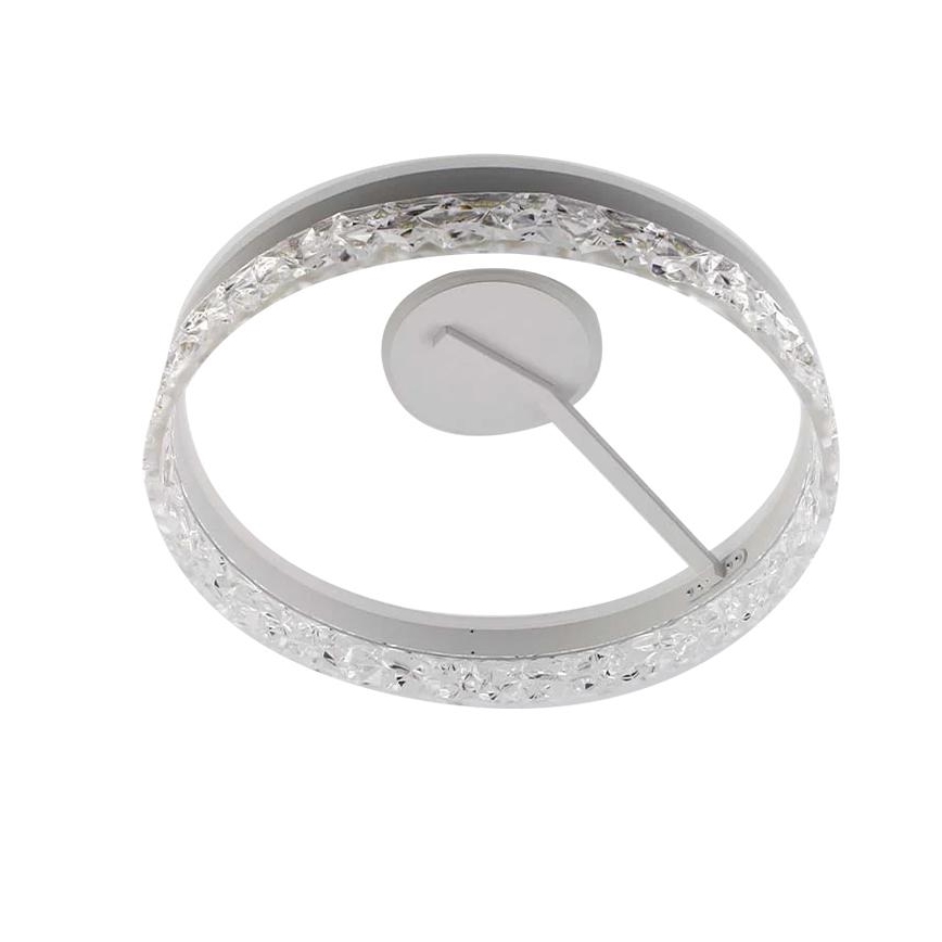 LED Ściemnialny żyrandol natynkowy LED/86W/230V 3000-6500K biały + pilot zdalnego sterowania