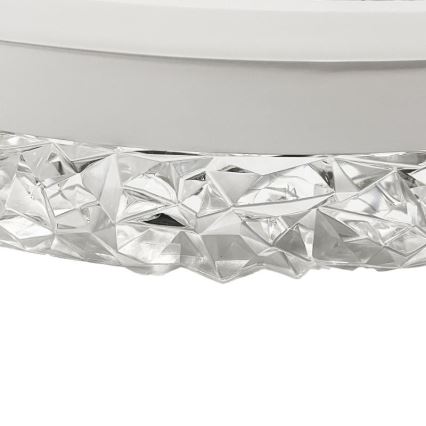 LED Ściemnialny żyrandol natynkowy LED/86W/230V 3000-6500K biały + pilot zdalnego sterowania