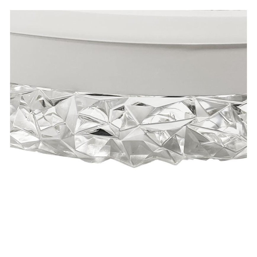 LED Ściemnialny żyrandol natynkowy LED/86W/230V 3000-6500K biały + pilot zdalnego sterowania