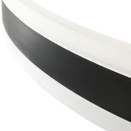 LED Ściemnialny żyrandol natynkowy LED/86W/230V 3000-6500K czarny + pilot zdalnego sterowania