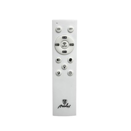 LED Ściemnialny żyrandol natynkowy LED/86W/230V 3000-6500K złoty + pilot zdalnego sterowania