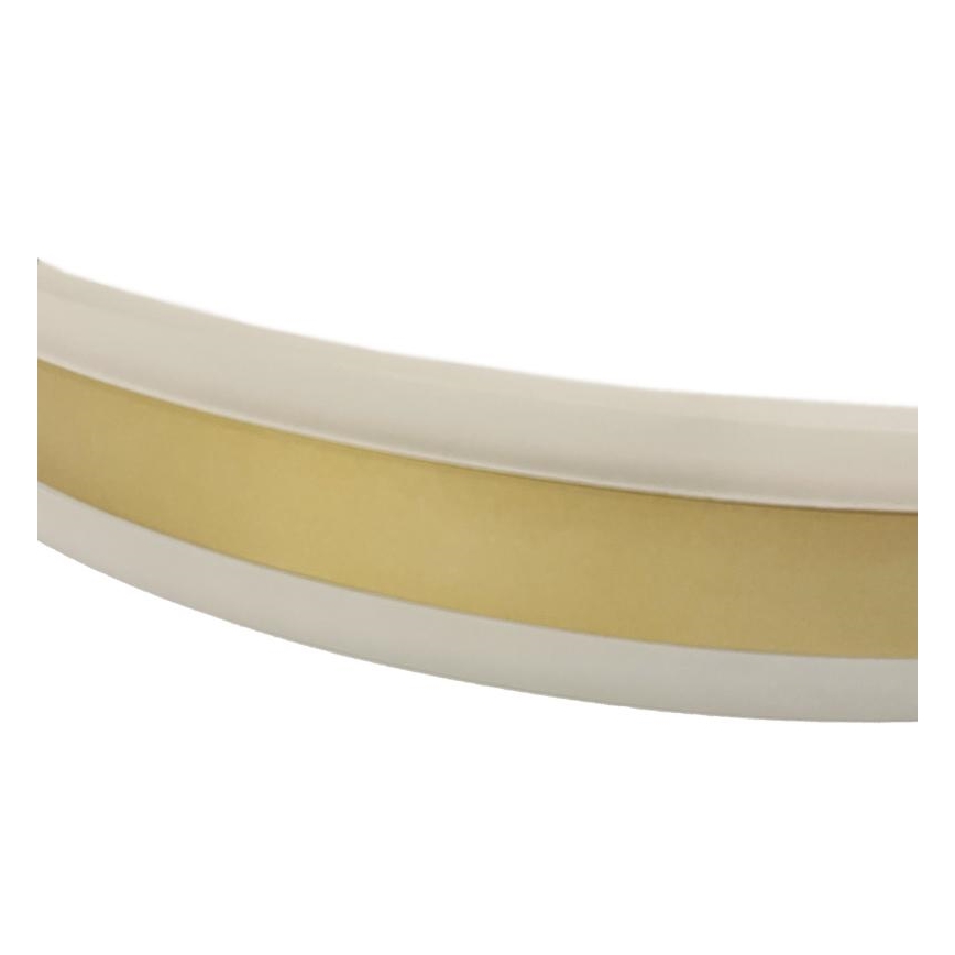 LED Ściemnialny żyrandol natynkowy LED/86W/230V 3000-6500K złoty + pilot zdalnego sterowania