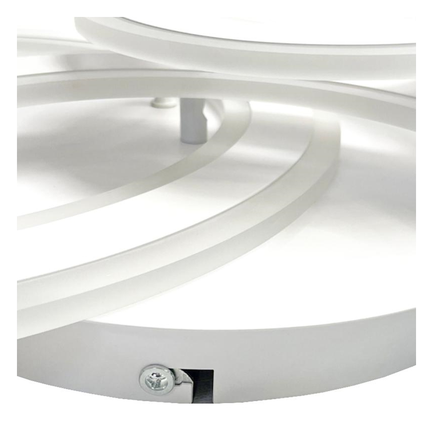 LED Ściemnialny żyrandol natynkowy LED/90W/230V 3000-6500K + pilot