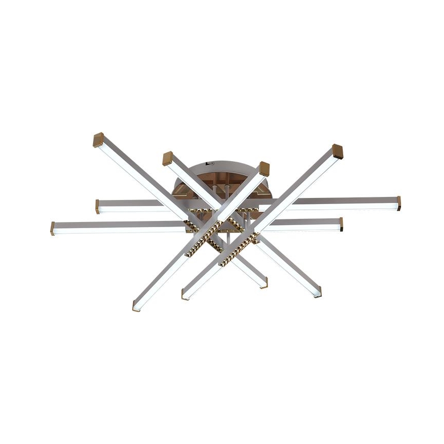LED Ściemnialny żyrandol natynkowy LED/90W/230V 3000-6500K + pilot zdalnego sterowania