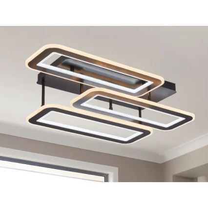 LED Ściemnialny żyrandol natynkowy LED/90W/230V 3000-6500K + zdalne sterowanie
