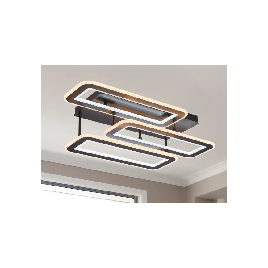 LED Ściemnialny żyrandol natynkowy LED/90W/230V 3000-6500K + zdalne sterowanie