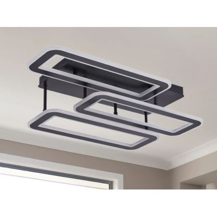 LED Ściemnialny żyrandol natynkowy LED/90W/230V 3000-6500K + zdalne sterowanie