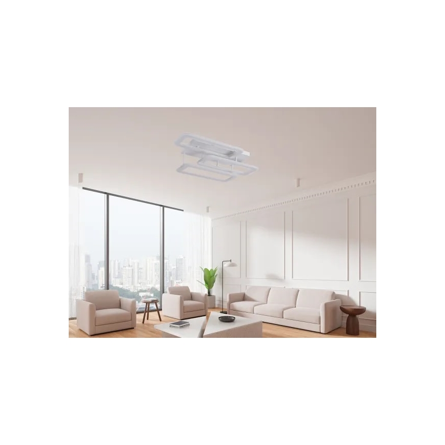 LED Ściemnialny żyrandol natynkowy LED/90W/230V 3000-6500K + zdalne sterowanie