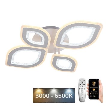 LED Ściemnialny żyrandol natynkowy LED/95W/230V 3000-6500K + pilot zdalnego sterowania