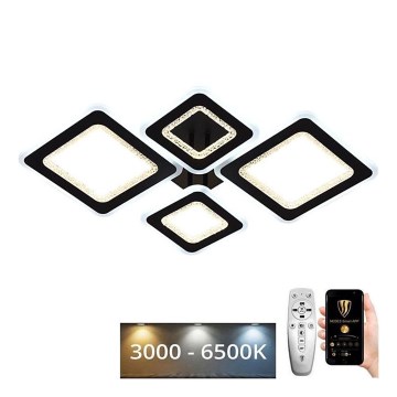 LED Ściemnialny żyrandol natynkowy LED/95W/230V 3000-6500K + pilot zdalnego sterowania