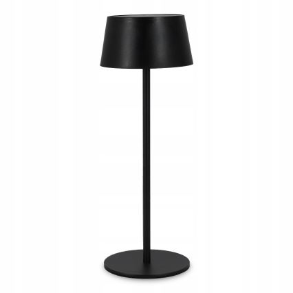 LED Ściemniana dotykowa lampa solarna LED/3W/5V USB 1800 mAh IP44 czarna