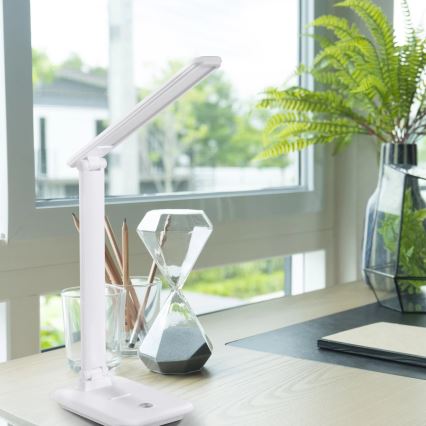 LED Ściemniana dotykowa lampa stołowa VINTO LED/8W/230V biała