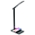 LED Ściemniana lampa dotykowa z ładowaniem bezprzewodowym JOY LED/6W/230V+USB czarna