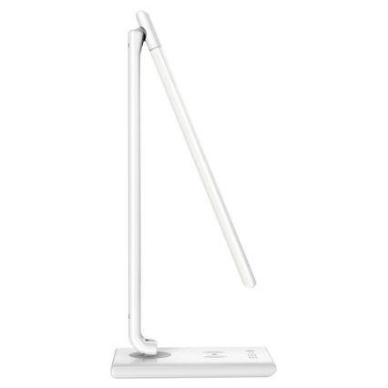 LED Ściemniana lampa dotykowa z ładowaniem bezprzewodowym MEGGIE LED/8W/230V + USB