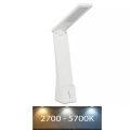 LED Ściemniana lampa stołowa USB LED/4W/5V 3000K/4000K/5000K biała/złota