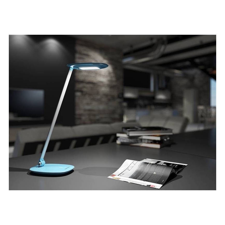 LED Ściemniana lampa stołowa z USB MOANA LED/6W/230V różowa