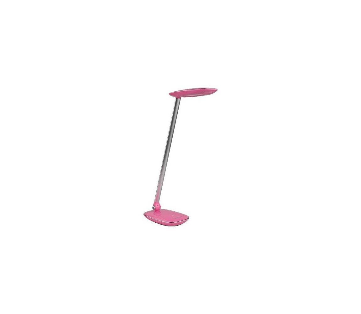 LED Ściemniana lampa stołowa z USB MOANA LED/6W/230V różowa
