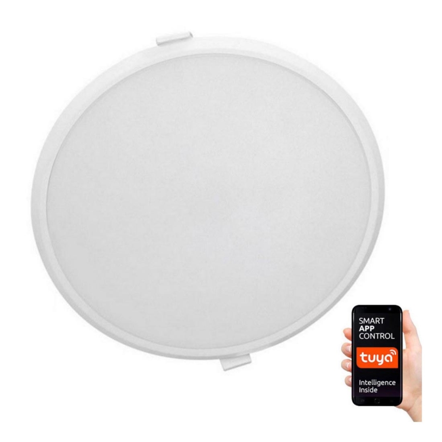 LED Ściemniana lampa wpuszczana ALGINE LED/22W/230V Wi-Fi Tuya okrągla