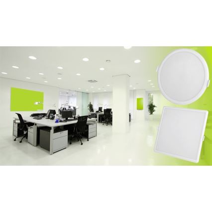 LED Ściemniana lampa wpuszczana ALGINE LED/22W/230V Wi-Fi Tuya okrągla