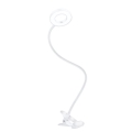 LED Ściemniana lampka biurkowa z klipsem LED/8W/230V 3000/4000/5000K biała