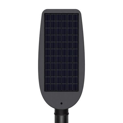 LED ściemnialna solarna lampa uliczna z czujnikiem VENICE LED/50W/3,2V 4000 mAh IP65 czarna + zdalne sterowanie