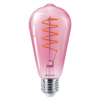 LED Ściemniana żarówka DECO Philips ST64 E27/4,5W/230V 1800K