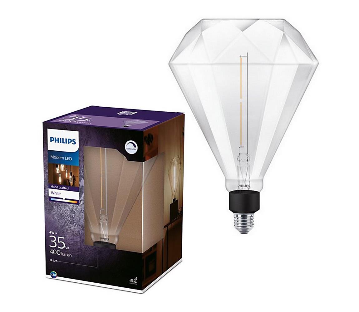 LED Ściemniana żarówka Philips E27/4W/230V 3000K