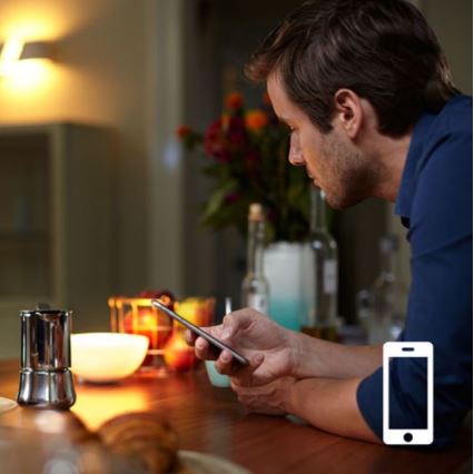 LED Ściemniana żarówka Philips Hue WHITE A60 E27/9,5W/230V 2700K + pilot