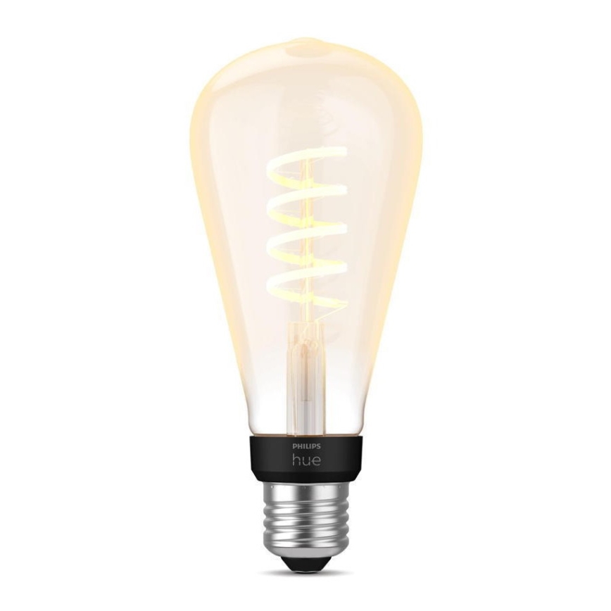 LED Ściemniana żarówka Philips Hue WHITE AMBIANCE ST72 E27/7W/230V 2200-4500K